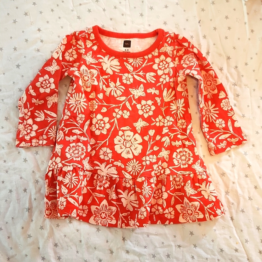 Long sleeve floral dress